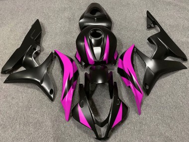 Meilleurs Carénage Moto Honda CBR600RR 2007-2008 - Rose Noir Mat