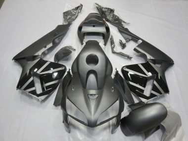 Meilleurs Carénages Moto Honda CBR600RR 2005-2006 - Gris Mat Noir