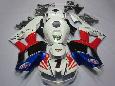 Meilleurs Carénages Moto Honda CBR600RR 2013-2023 - Blanc Rouge Bleu Noir Nombre 1