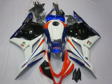 Meilleurs Carénages Moto Honda CBR600RR 2009-2012 - Blanc Bleu Rouge Noir Brillant
