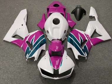 Meilleurs Carénages Moto Honda CBR600RR 2013-2023 - Blanc Rose Emerald