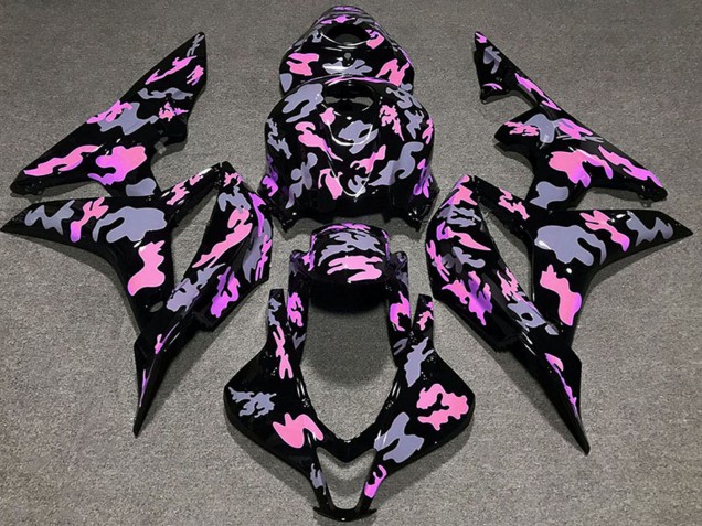 Carénages Moto Honda CBR600RR 2007-2008 - Rose Gris Camouflage