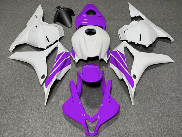 Carénages Moto Honda CBR600RR 2009-2012 - Blanc Violet Bande