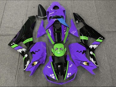 Meilleurs Carénages Moto Honda CBR600RR 2013-2023 - Violet Vert Bleu Noir Brillant Requin