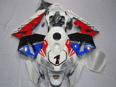 Meilleurs Carénages Moto Honda CBR600RR 2003-2004 - Blanc Rouge Bleu Noir Brillant EuroBet