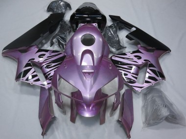 Meilleurs Carénages Moto Honda CBR600RR 2005-2006 - Rose Violet Flamme
