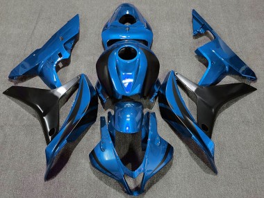Meilleurs Carénages Moto Honda CBR600RR 2007-2008 - Sapphire Bleu Noir OEM Style