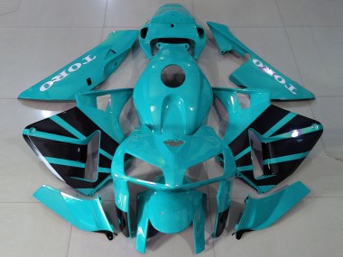 Meilleurs Carénages Moto Honda CBR600RR 2005-2006 - Teal OEM Style
