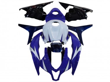 Meilleurs Carénages Moto Honda CBR600RR 2009-2012 - Blanc Bleu Noir Brillant