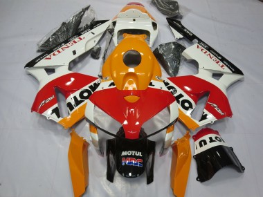 Meilleurs Carénages Moto Honda CBR600RR 2005-2006 - Blanc Repsol