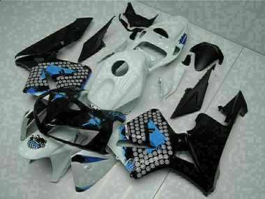 Meilleurs Carénages Moto Honda CBR600RR 2005-2006 - Blanc Noir Vert