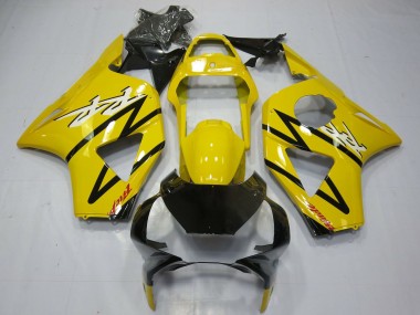 Meilleurs Carénage Moto Honda CBR954RR 2002-2003 - Jaune Noir Brillant