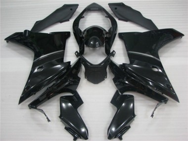 Meilleurs Carénages Moto ABS Honda CBR600F 2011-2013 - Noir Brillant