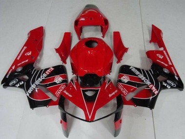 Meilleurs Kit Carénages Moto Honda CBR600RR 2005-2006 - Rouge Noir