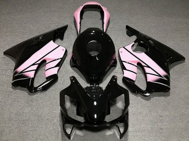 Meilleurs Carénages Moto Honda CBR600 F4i 2004-2007 - Rose Noir Brillant