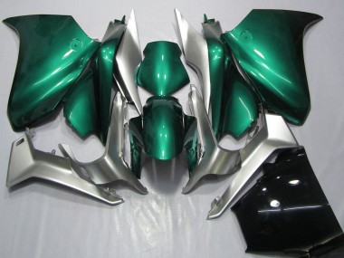 Meilleurs Carénages Moto Honda VFR 1200 2010-2014 - Argent Seafoam Vert