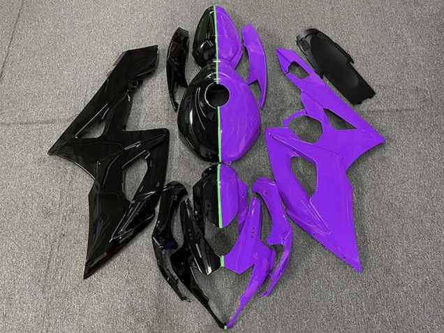Carénages Moto Suzuki GSXR 1000 2005-2006 - Noir Brillant Violet