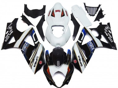 Meilleurs Carénages Moto Suzuki GSXR 1000 2007-2008 - Blanc Bleu Rouge Noir Viru