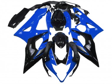 Meilleurs Carénage Moto Suzuki GSXR 1000 2005-2006 - Bleu Noir Brillant