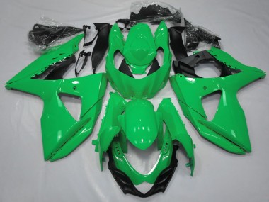 Meilleurs Carénage Moto Suzuki GSXR 1000 2009-2016 - Vert Noir