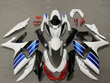 Meilleurs Carénages Moto Suzuki GSXR 1000 2009-2016 - Blanc Bleu Rouge Noir