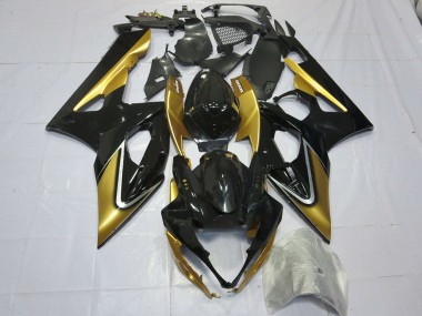 Meilleurs Carénages Moto Suzuki GSXR 1000 2005-2006 - Or Noir