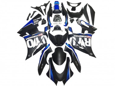 Meilleurs Carénages Moto Suzuki GSXR 1000 2017-2024 - Noir Mat Bleu