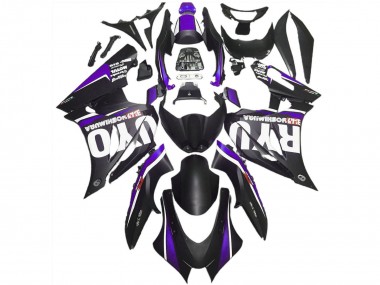 Meilleurs Carénages Moto Suzuki GSXR 1000 2017-2024 - Noir Mat Violet