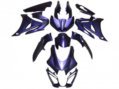 Meilleurs Carénages Moto Suzuki GSXR 1000 2017-2024 - Bleu Mat
