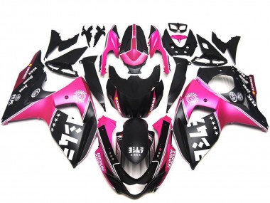 Meilleurs Carénages Moto Suzuki GSXR 1000 2009-2016 - Rose Noir