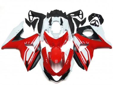 Meilleurs Carénages Moto Suzuki GSXR 1000 2009-2016 - Blanc Rouge Noir
