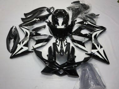 Meilleurs Carénages Moto Suzuki GSXR 1000 2009-2016 - Blanc Noir
