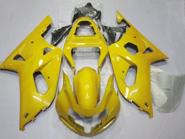 Meilleurs Carénages Moto Suzuki GSXR 600 / GSXR 750 2001-2003 - Jaune