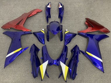 Meilleurs Carénages Moto Suzuki GSXR 600 / GSXR 750 2011-2024 - Bleu Rouge Blanc Jaune