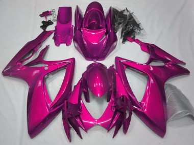 Meilleurs Carénages Moto Suzuki GSXR 600 / GSXR 750 2006-2007 - Rose