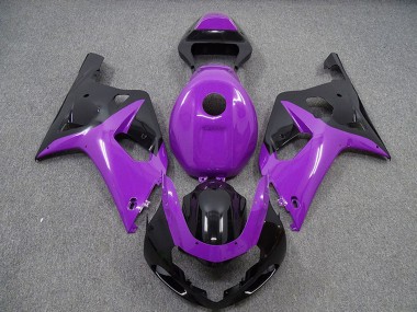 Meilleurs Carénages Moto Suzuki GSXR 600 / GSXR 750 2001-2003 - Violet Noir Brillant