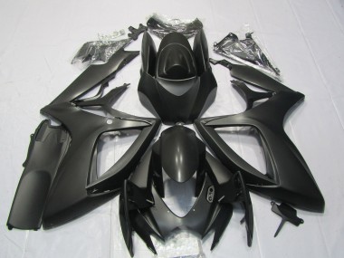 Meilleurs Carénages Moto Suzuki GSXR 600 / GSXR 750 2006-2007 - Noir Mat