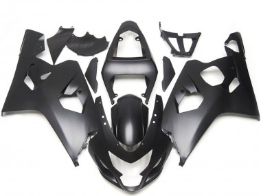 Meilleurs Carénages Moto Suzuki GSXR 600 / GSXR 750 2004-2005 - Noir Mat Style