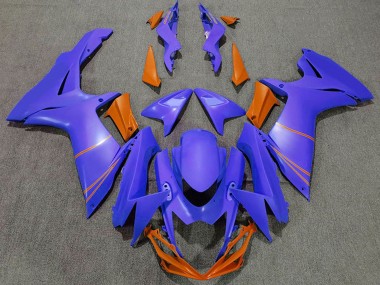Meilleurs Carénages Moto Suzuki GSXR 600 / GSXR 750 2011-2024 - Ocean Bleu Orange