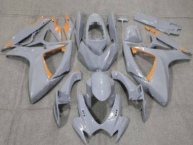 Meilleurs Carénages Moto Suzuki GSXR 600 / GSXR 750 2006-2007 - Nardo Gris Orange