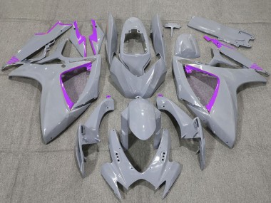 Meilleurs Carénages Moto Suzuki GSXR 600 / GSXR 750 2006-2007 - Nardo Gris Violet