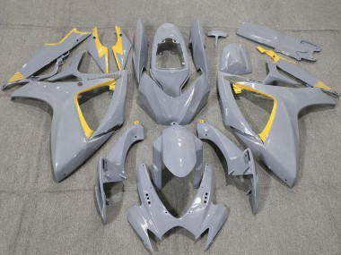 Meilleurs Carénages Moto Suzuki GSXR 600 / GSXR 750 2006-2007 - Nardo Gris Jaune