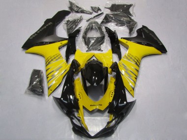 Meilleurs Carénages Moto Suzuki GSXR 600 / GSXR 750 2011-2024 - Jaune Gris Noir