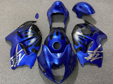 Meilleurs Carénages Moto Suzuki GSXR 1300 1996-2007 - Bleu Profond Noir