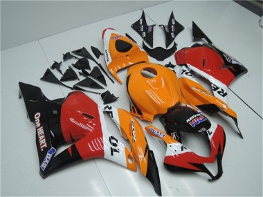 Meilleurs Kits Complet Carénage Moto Honda CBR600RR 2009-2012 - Orange Blanc Rouge Noir Brillant Repsol
