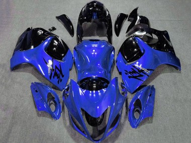 Meilleurs Carénages Moto Suzuki GSXR 1300 2008-2020 - Bleu Brillant Noir