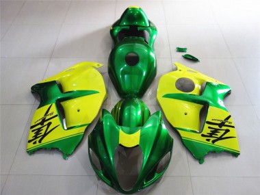 Meilleurs Carénages Moto Suzuki GSXR 1300 1996-2007 - Vert Jaune