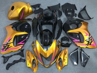 Meilleurs Carénages Moto Suzuki GSXR 1300 2008-2020 - Or Rose Noir