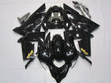 Meilleurs Carénages Moto Kawasaki ZX10R 2004-2005 - Noir Brillant Or