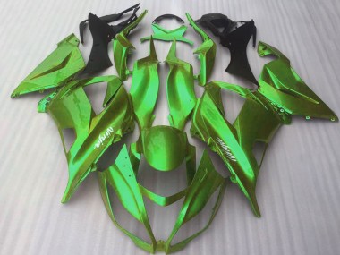Meilleurs Carénages Moto Kawasaki ZX10R 2016-2020 - Vert Bonbon Brillant